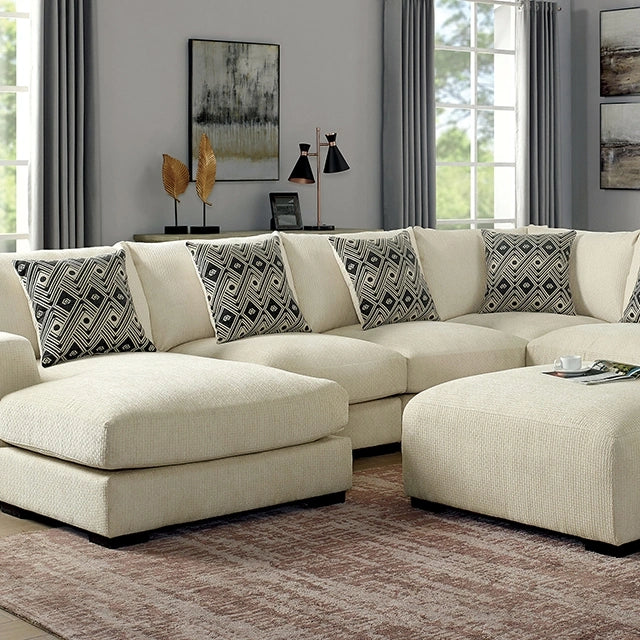 KAYLEE U-Shaped Sectional + Ottoman