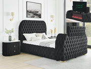 Natalia Queen Bed Black image