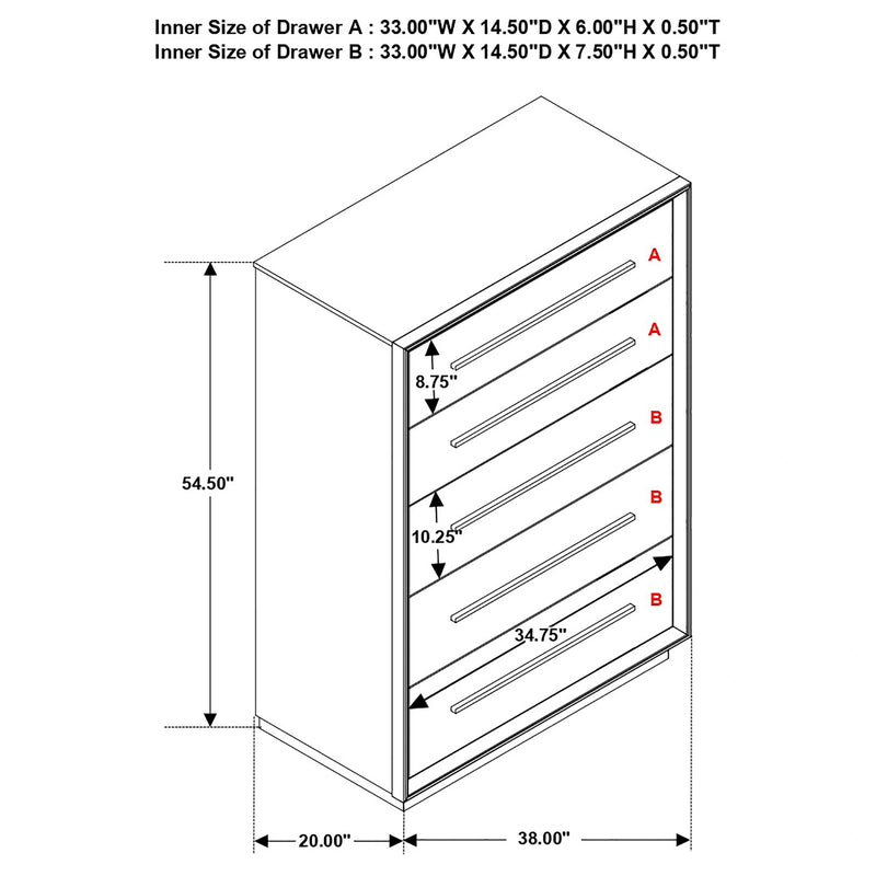 Durango Chest of Drawers