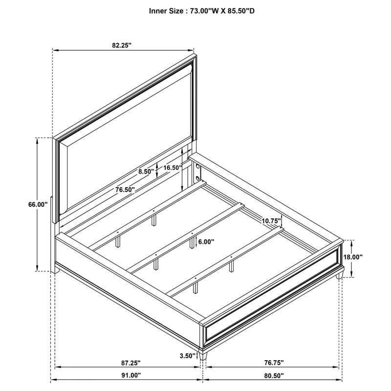 Pembroke Panel Bed