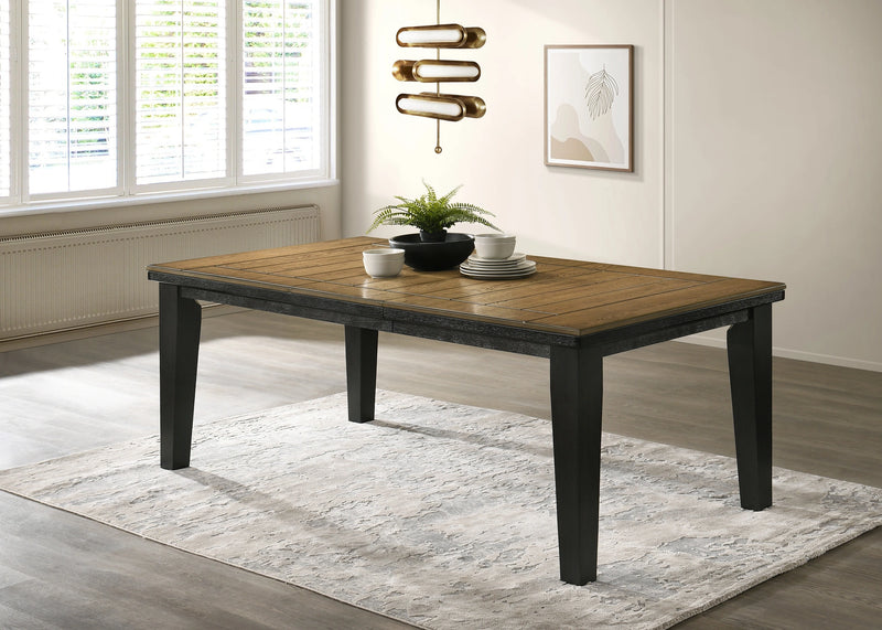 Bardstown Dining Table Wheat Charcoal
